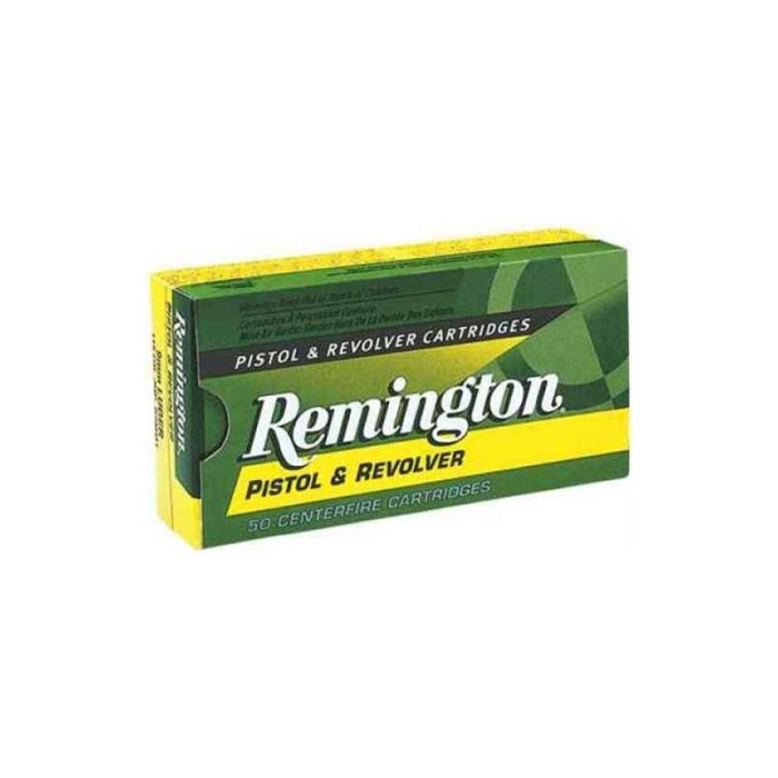 Remington 45 ACP 185 Grain Jacketed Hollow Point - Brass Casing