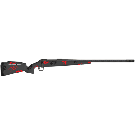 Fierce Firearms Carbon Rival FP 7mm-08 Remington Bolt Action Rifle, Blood Red Camo - FCRFP7MM0820BR