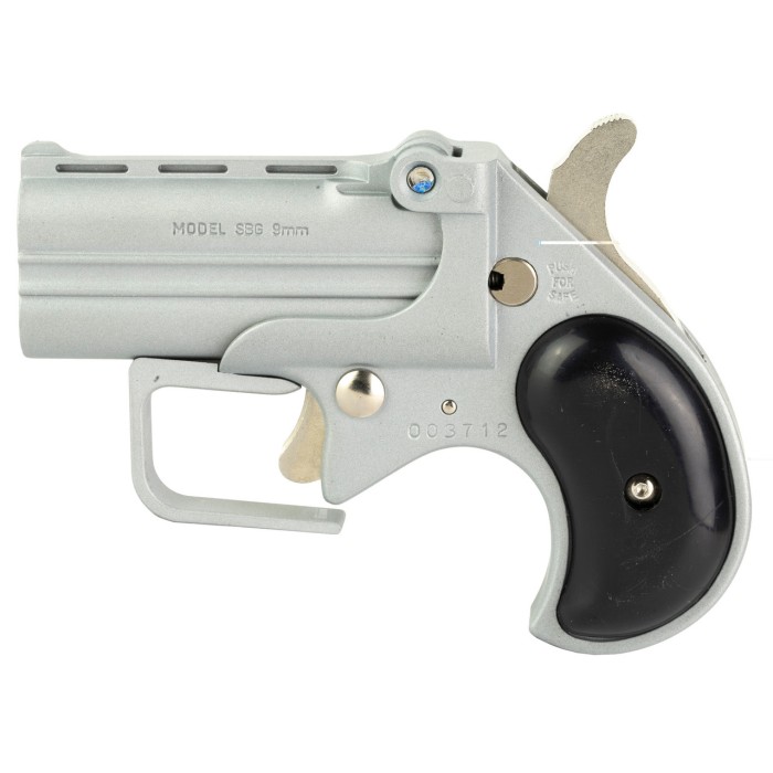 Old West Firearms Short Bore Silver / Black .380 ACP 2.75