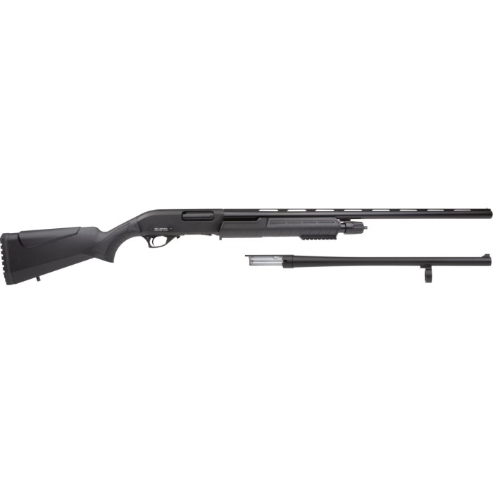 Rock Island Combo Field/security 12 Gauge 28" Pump Action Shotgun, Black - PA12C1828B