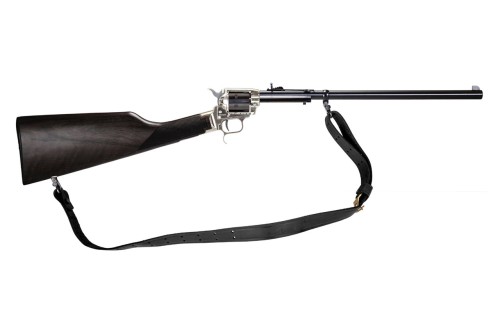 Heritage Rough Rider Rancher Carbine Nickel / Black .22 LR 16.125