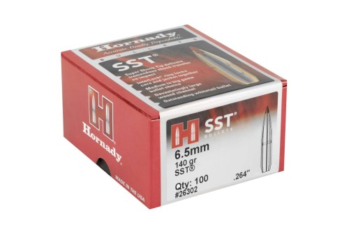 HORNADY SST 6.5mm 140gr 100/Box Rifle Bullets (26302)