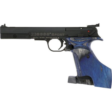 Walther Hammerli X-Esse XF Sport .22LR 6" 10rd Pistol, Black / Blue - 2870266 -US