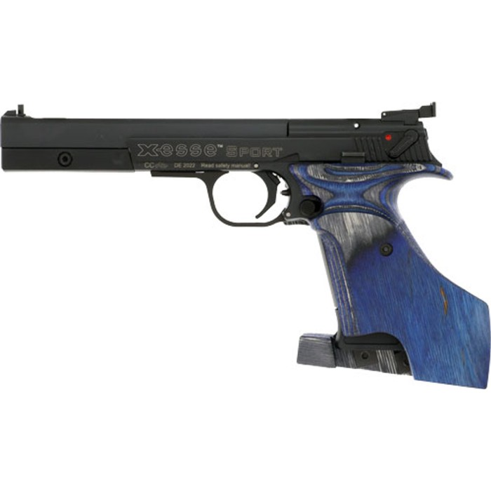 Walther Hammerli X-Esse XF Sport .22LR 6" 10rd Pistol, Black / Blue - 2870266 -US