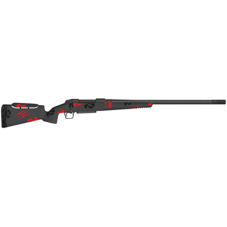 Fierce Firearms Carbon Rival XP 6.8 Western Bolt Action Rifle, Blood Red Camo - FCRXP68WES24BR