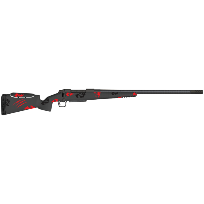 Fierce Firearms Carbon Rival XP 6.8 Western Bolt Action Rifle, Blood Red Camo - FCRXP68WES24BR