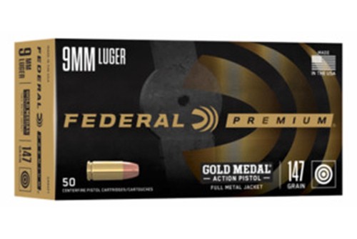 Federal Gold Medal .40 S&W 180 gr Ammo FMJ - 50rds - GM40AP1