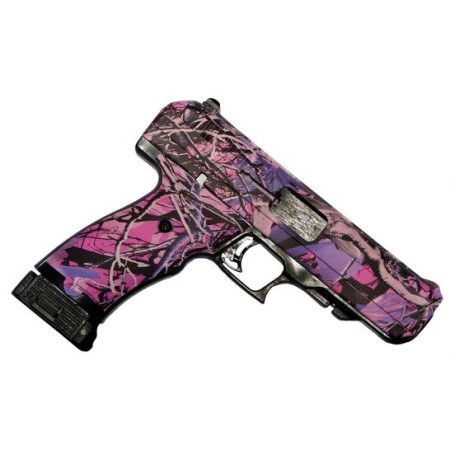 Hi-Point 45 ACP 9+1 Round Semi Auto Striker Fire Handgun, Pink Camouflage - 34510PI