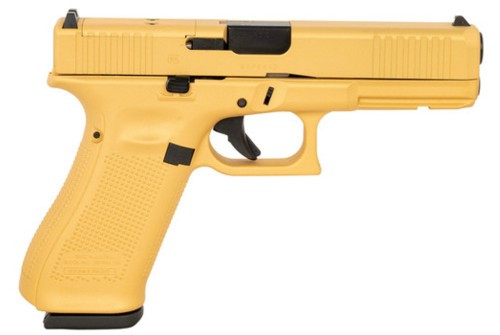 Glock G17 Gen 5 9mm Gold Cerakote MOS Semi-Automatic Pistol