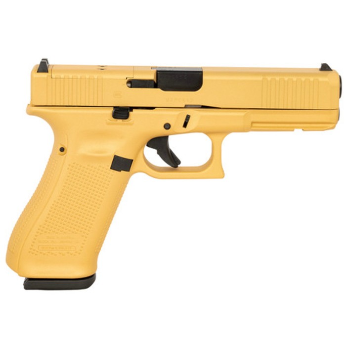 Glock G17 Gen 5 9mm Gold Cerakote MOS Semi-Automatic Pistol