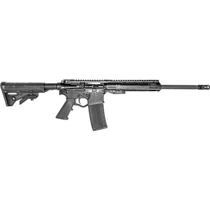 Ati Atigax5569mlpmg Alpha-15 Maxx 5.56X45mm Nato 30+1 16" Hanson Profile Barrel, Black, Metal/Polymer Rec, 9" Polymer M-Lok Handguard, Oem Mm4 Stock, A2 Grip