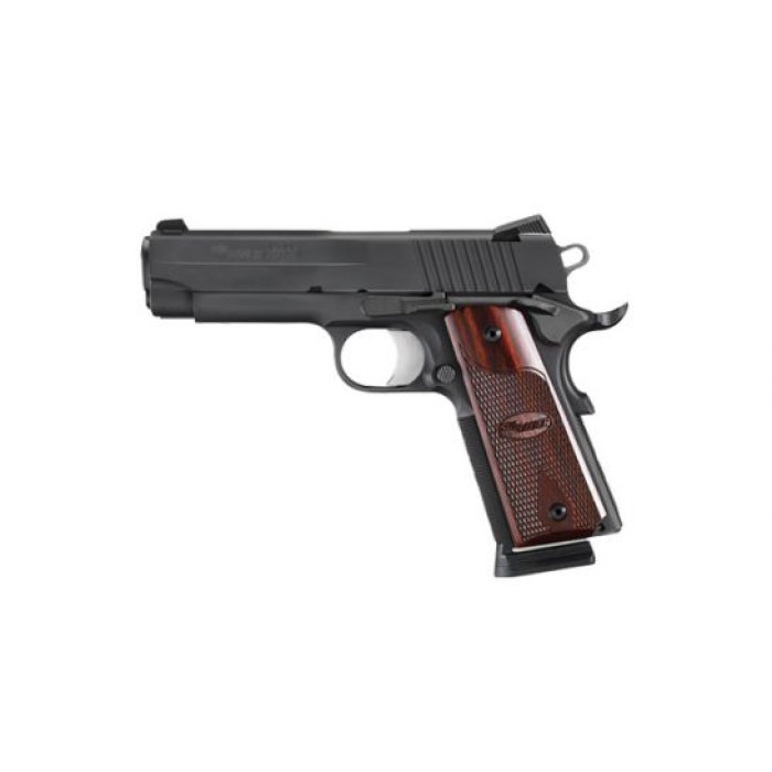 Sig Sauer Pistol Nitron Carry .45 NS Rosewood Grips 1911CA-45-BSS