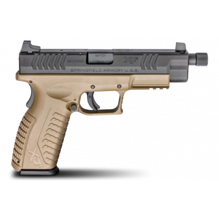 Springfield Armory Pistol XDM 9mm FDE Threaded Barrel 4.5" u2013 XDMT9459FDEHCE