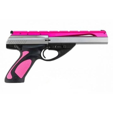 Beretta U22 Neos 22Lr Inox W/ Pink Rails & Grips SPEC0595A -