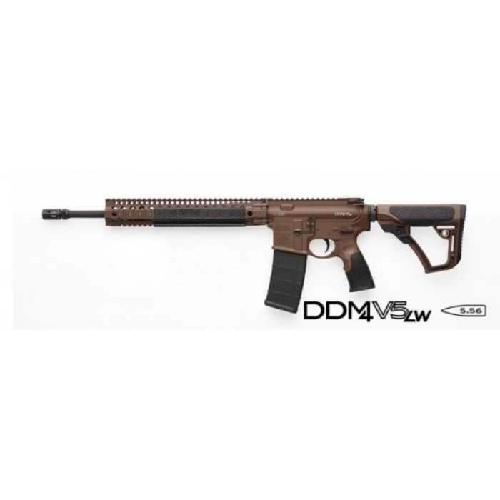 DISC    Daniel Defense Rifle DD M4V5 LW Milspec Plus Brown Cerakote - - 02-123-13028-047