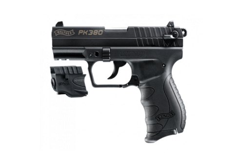 Walther PK380 .380 ACP, Laser 3.7" Barrel 8 Round, 1 Mag