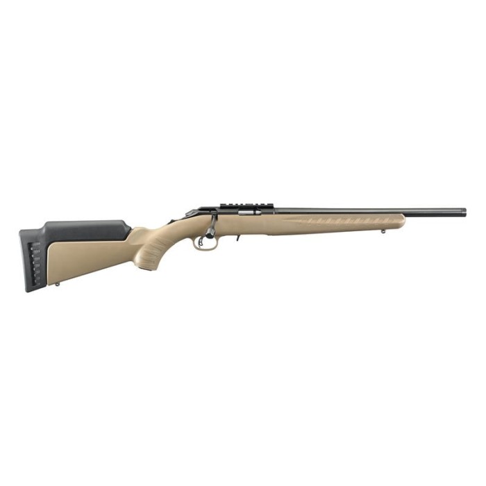 Ruger American Rimfire Rifle Barrett Brown Synthetic .22 LR 16" Barrel 10-Rounds