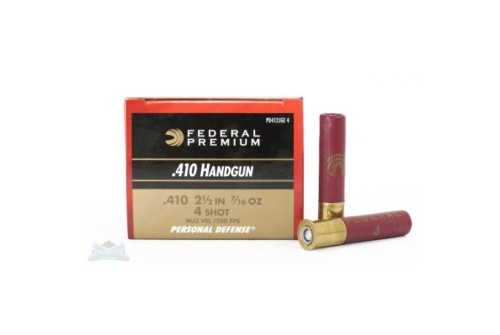 Federal 410ga 3" 9 Pellet 4 Buck Ammunition, 20 Round Box - PD413JGE 4