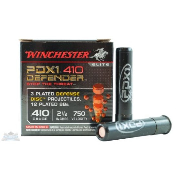 Winchester 410 2.5" 000/12BB PDX1 Ammunition 10rds - S410PDX1