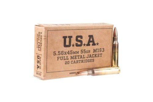 Winchester 5.56 NATO 55 Grain FMJ M193 Ammo - 1000 Rd Case - Dirty Bird Industries