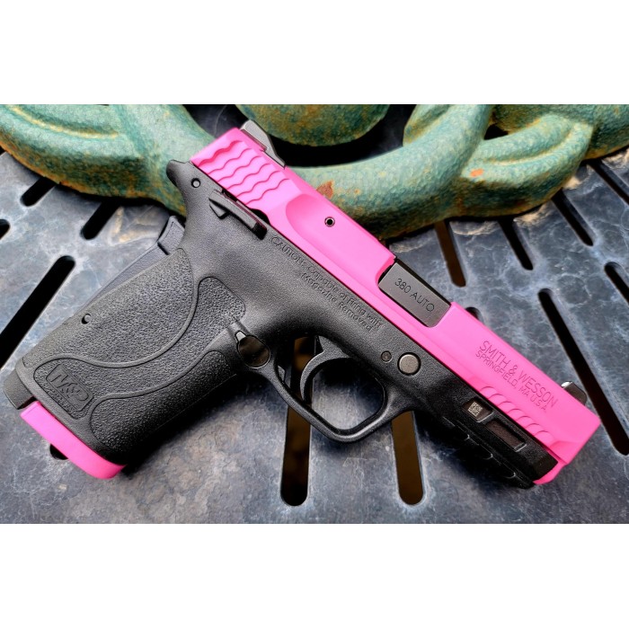 Smith & Wesson EZ 380 Black w/ Pink Cerakote Slide