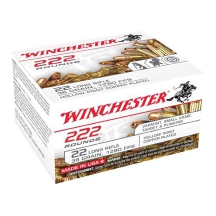 WINCHESTER .22 LR 36GR LEAD-HP