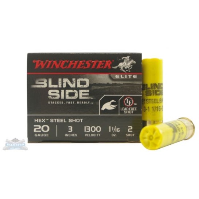 Winchester 20ga 3" #2 Blindside Ammunition 25rds - SBS2032