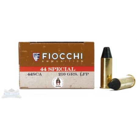 Fiocchi  Cowboy Action .44 Special 210gr LFP 50 Rounds Ammunition - 44SCA