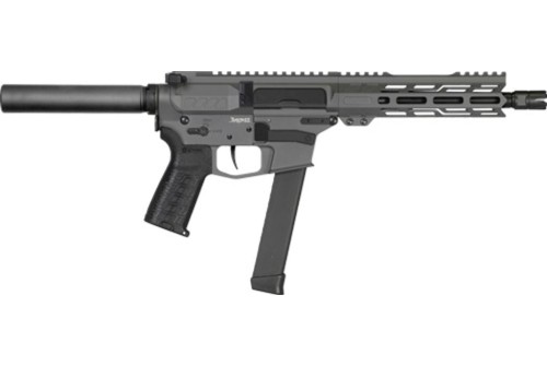CMMG Banshee MKGs 9mm 8" AR Pistol, Tungsten Gray - High-Performance, Precision and Modern - 99AE80FTNG