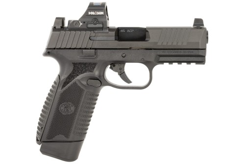 FN 545 MRD 45 ACP, 4.1" Barrel, Black, Holosun 407C Red Dot, 10rd