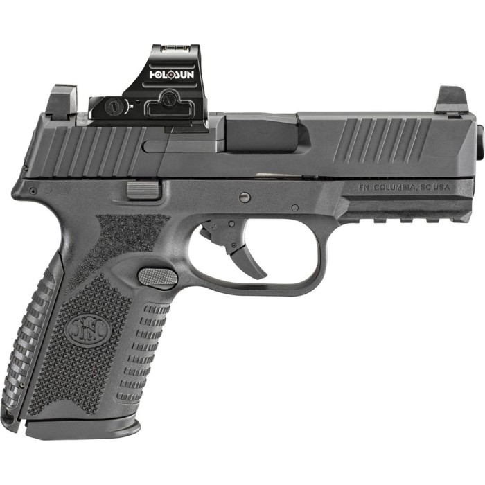 FN 509M MRD 9mm, 4" Barrel, Black, Holosun 407C Red Dot, 24rd