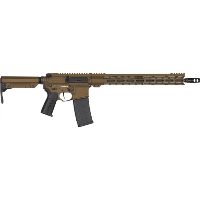 CMMG Resolute MK4 .300 AAC Blackout 16.10" AR Rifle, Midnight Bronze - Precision AR Rifle, with .300 AAC Power and Sleek - 30AE70AMB