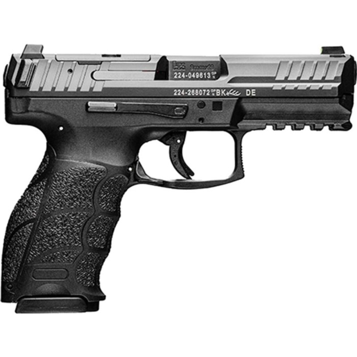 Hk Vp9 Optics Ready 9mm 4.09" - Bbl Ns 3-15rd Blk Il Approved