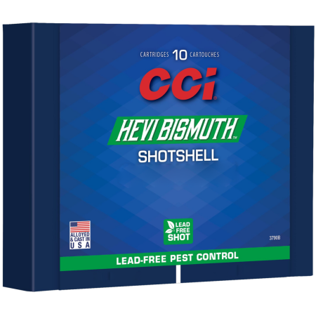 CCI Hevi Bismuth Centerfire Shotshell 357 Mag/38 Spl 80gr #8 1100 fps 10/ct