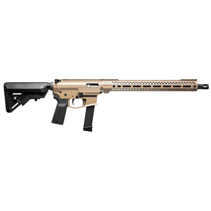 Angstadt Arms UDP-9 9mm Luger 15+1 16" Black Melonite Threaded Barrel FDE Rifle - AAUDP09RFR