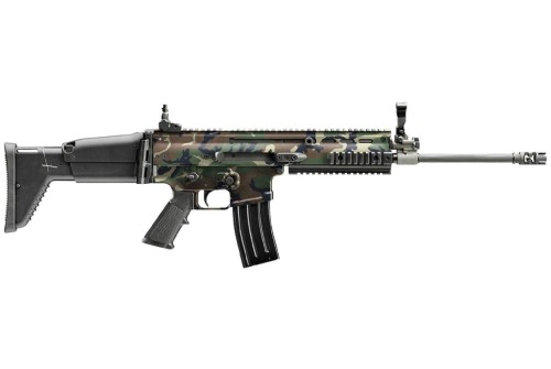 FN 3810169901 SCAR 16S 5.56x45mm NATO Woodland Camo Rifle