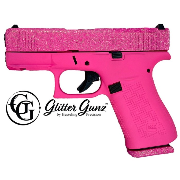 GLOCK 43X 9MM GLITTER GUNZ PIXIE