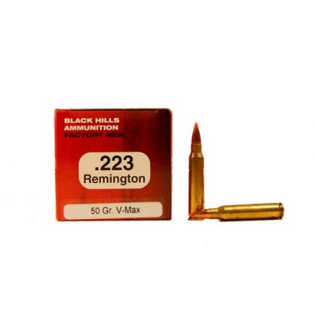 223 REMINGTON 50GR V-MAX AMMO - 223 Remington 50gr V-Max 50/Box