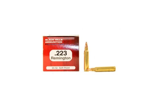 223 Rem - 55 Grain SP - Black Hills Ammunition - 50 Rounds