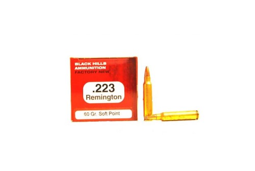 223 Rem - 60 Grain SP - Black Hills Ammunition - 1000 Rounds