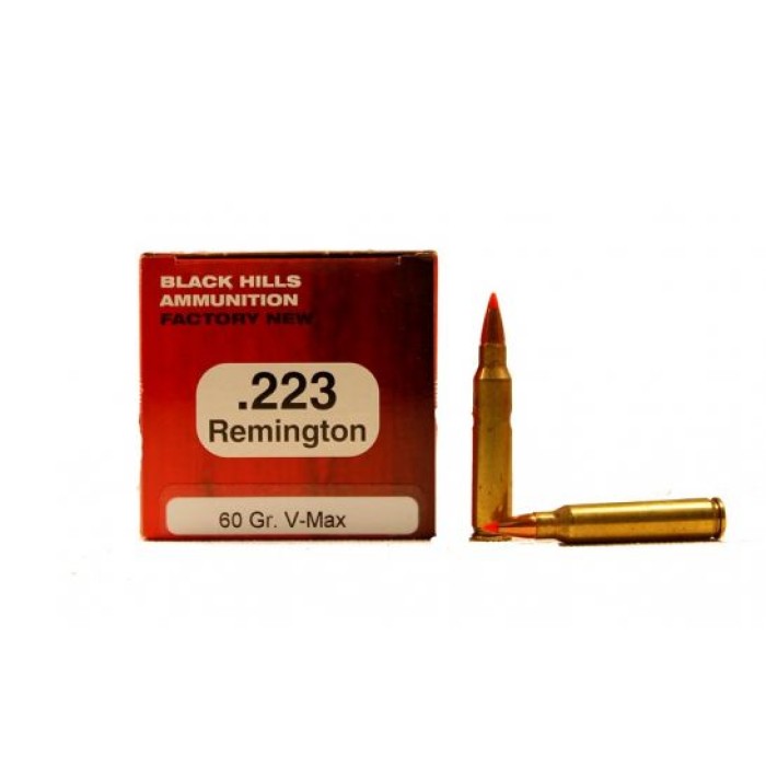 223 REMINGTON 60GR V-MAX AMMO - 223 Remington 60gr V-Max 50/Box