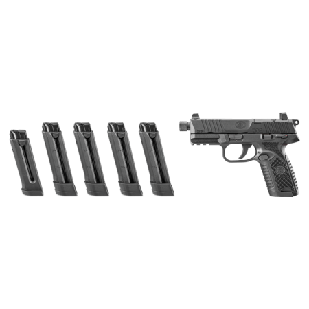 Fn 502 66101683 502t 1x10 1x15 3x15 Blk/blk Free Mags