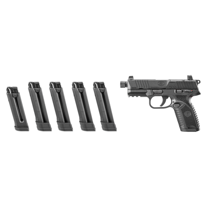 Fn 502 66101683 502t 1x10 1x15 3x15 Blk/blk Free Mags