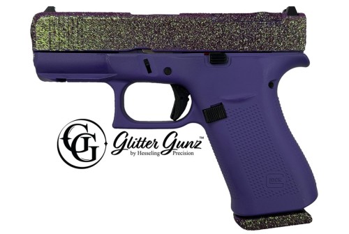 GLOCK 43X MOS 9MM 3.41 GLITTER GUNZ JOKER