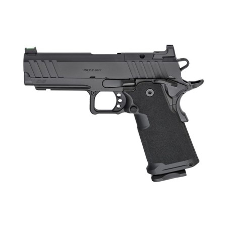 Springfield Armory PH9117AOSLC 1911 DS Prodigy 9mm 10+1 4.25" Black Cerakote Optic Ready/Serrated Carbon Steel Slide Black Cerakote Polymer Grip Ambidextrous