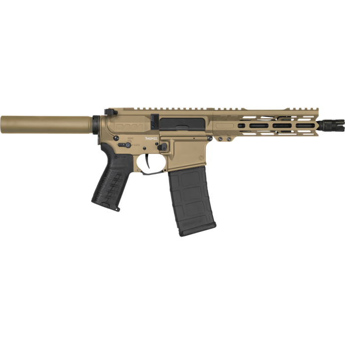 CMMG 30A5C0FCT Dissent BR4 *CA Compliant 300 Blackout 10+1 14.50" Coyote Tan Cerakote Aluminum Receiver, Magpul SGA Stock, Zeroed Drop-In Single Stage Trigger