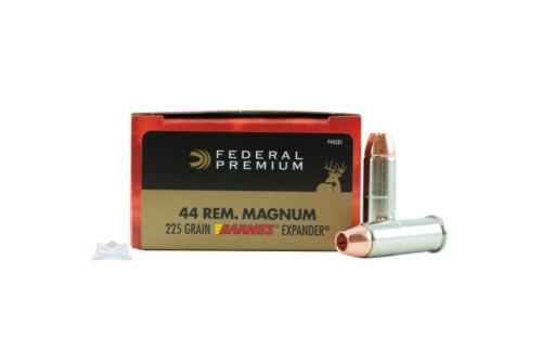 Federal .44 Mag 225gr Barnes Expander 20 Rounds Ammunition - P44XB1