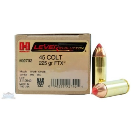 Hornady 45 Colt 225gr FTX LeverEvolution Ammunition 20rds - 92792