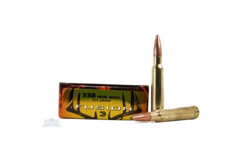 Federal 338 Winchester Magnum 225gr Fusion Ammunition 20rds - F338FS1