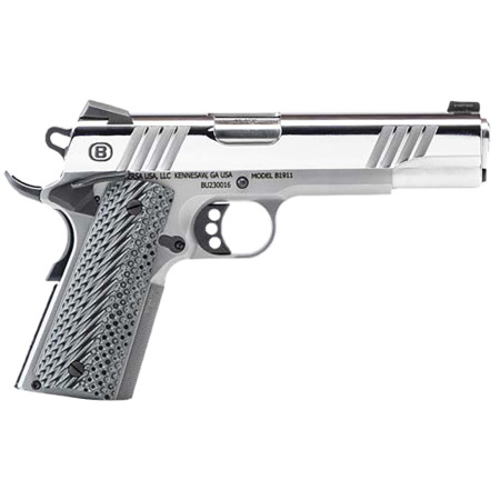 Bersa B1911 45 ACP Pistol with 5" Stainless Steel Barrel - B19117050PMBG